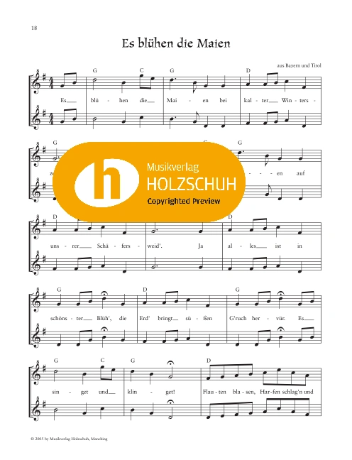 Es blühen die Maien